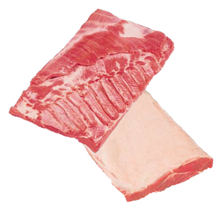PORK BELLY SINGLE RIB COV FZ
